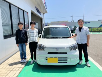 アルト　納車させて頂きました！